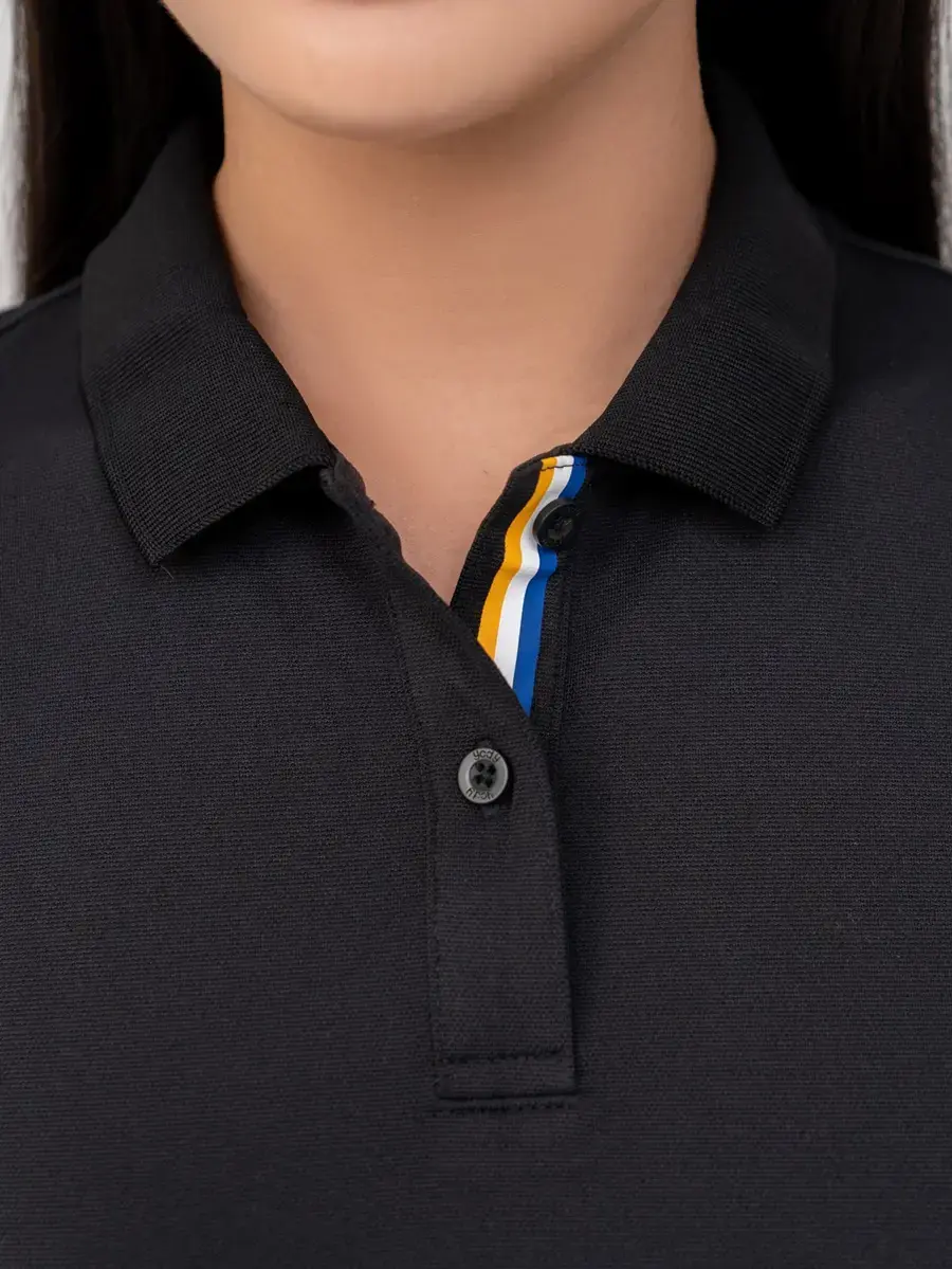 Áo Polo Nữ Bạc Hà In Everyday Wear - Đen - S