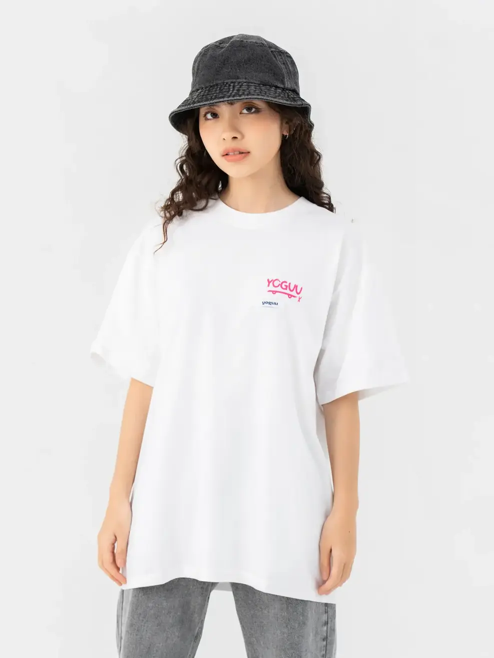 T-shirt Yoguu Skate Board - Trắng 1 - 1