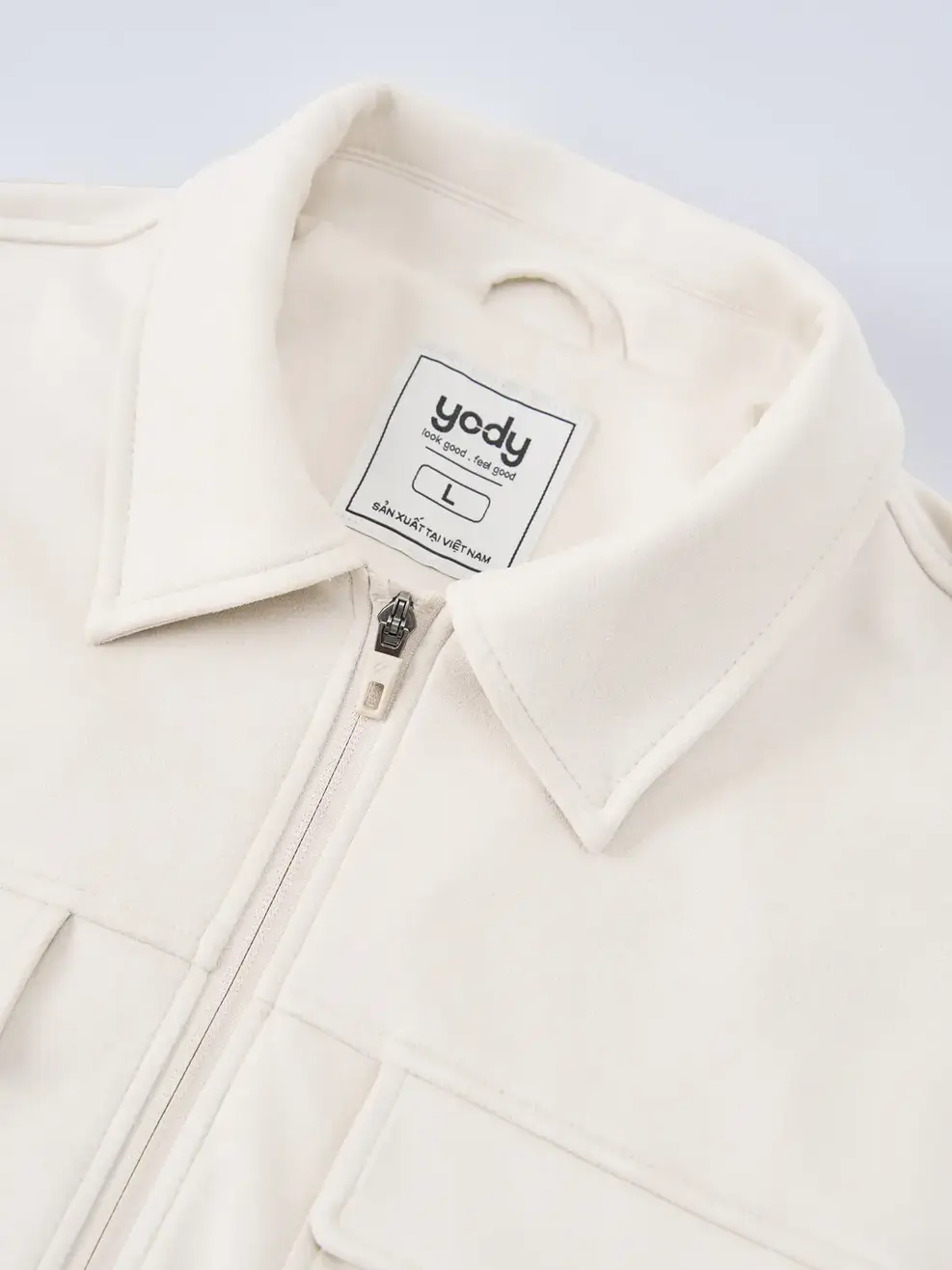 Áo Khoác Nam Da Lộn - Be 152 - M