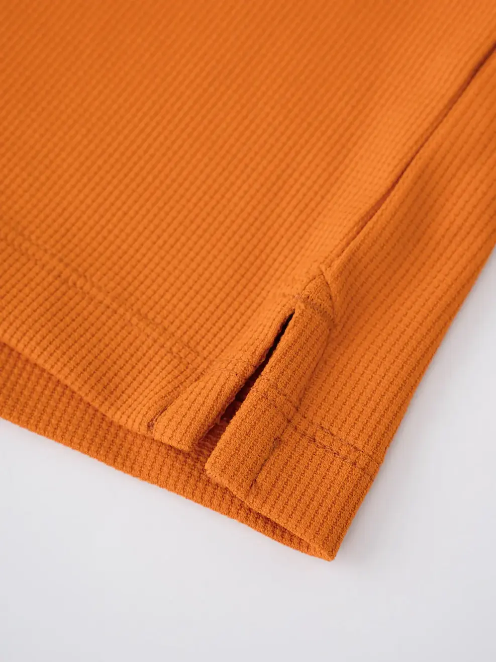 Áo Polo Thể Thao Waffle In Vai - Cam 050 - XL