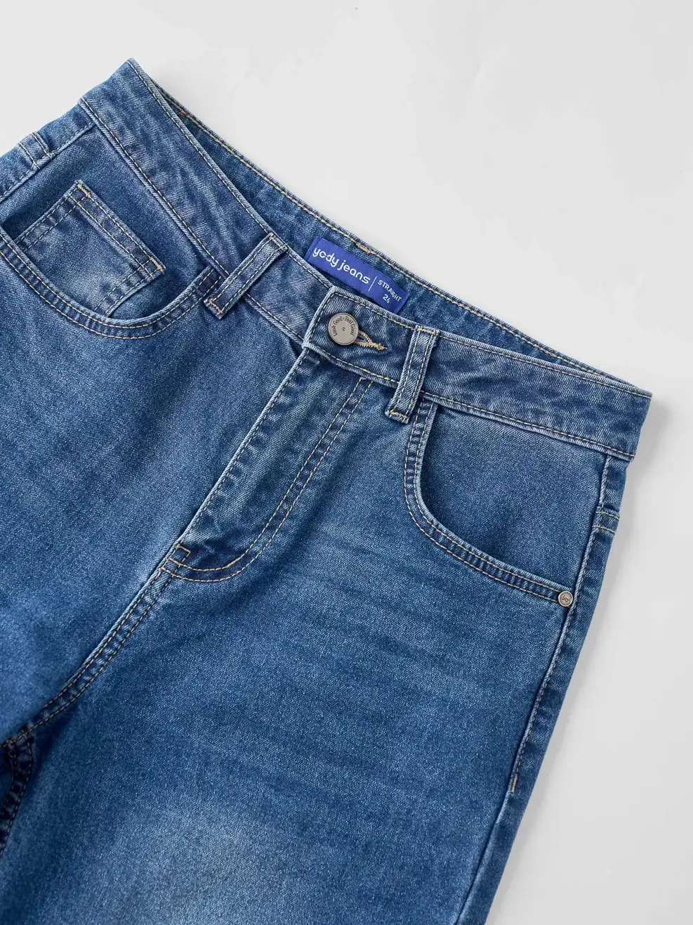 Quần Jeans Nữ Straight Essential - Màu chàm 002 - 26