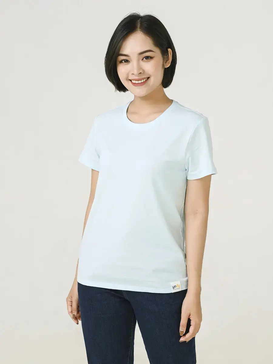 Áo thun nữ mác gấu - Xanh - XS