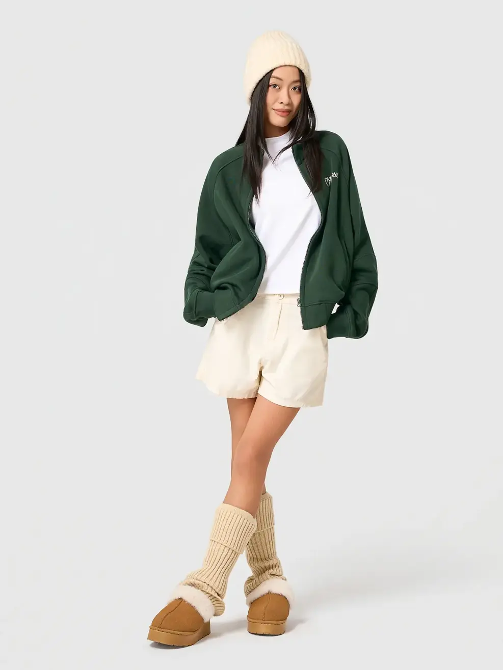 Áo Khoác Nỉ Yoguu - Xanh Lá 127 - 0