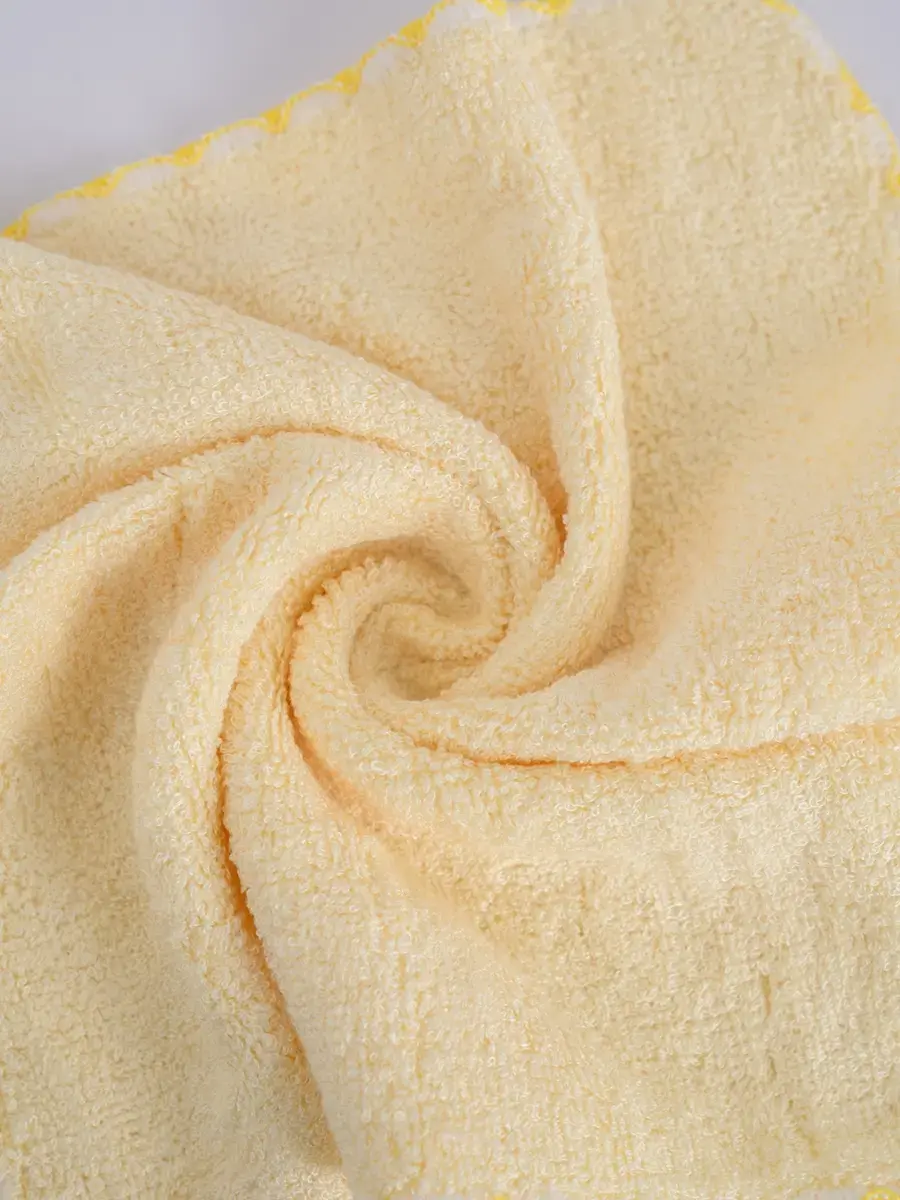 Khăn Mặt Bamboo Cho Bé Combo 3 - Xanh-Hồng-Vàng - XXX