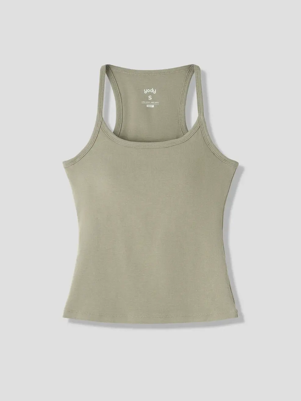Áo Hai Dây Nữ Có Đệm Ngực - Xanh olive 027 - S