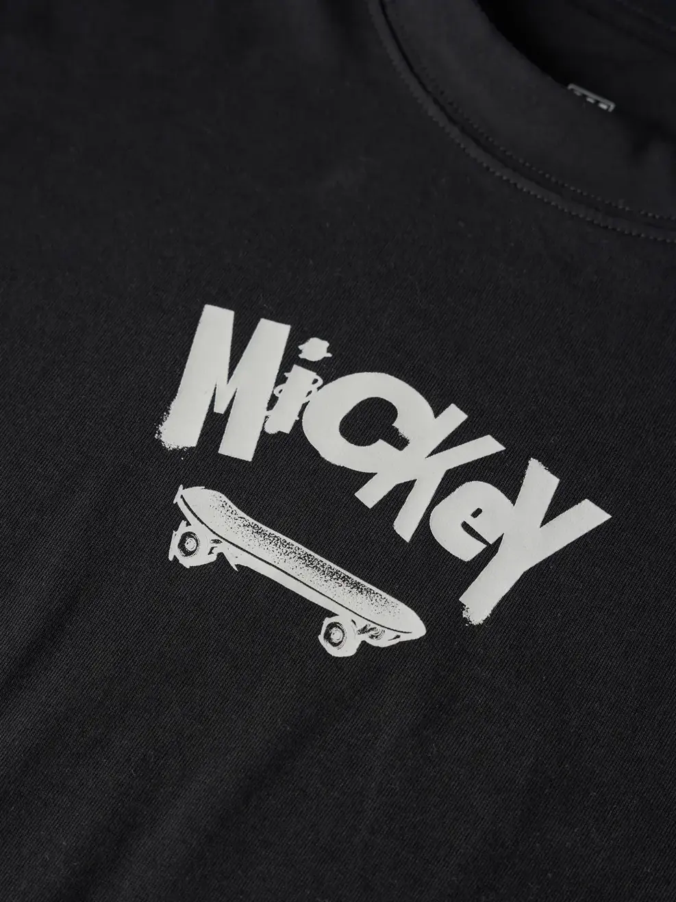 Áo Phông Boxy Mickey Keep Your Cool - Đen 001 - 0