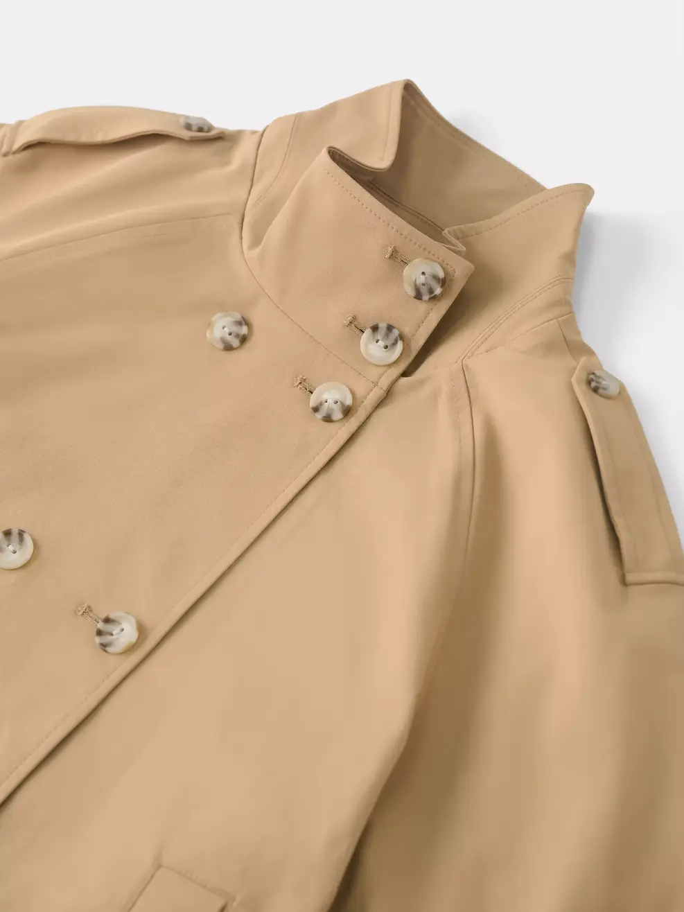 Áo Măng-tô TRENCH CASUAL - Màu nâu 020 - S