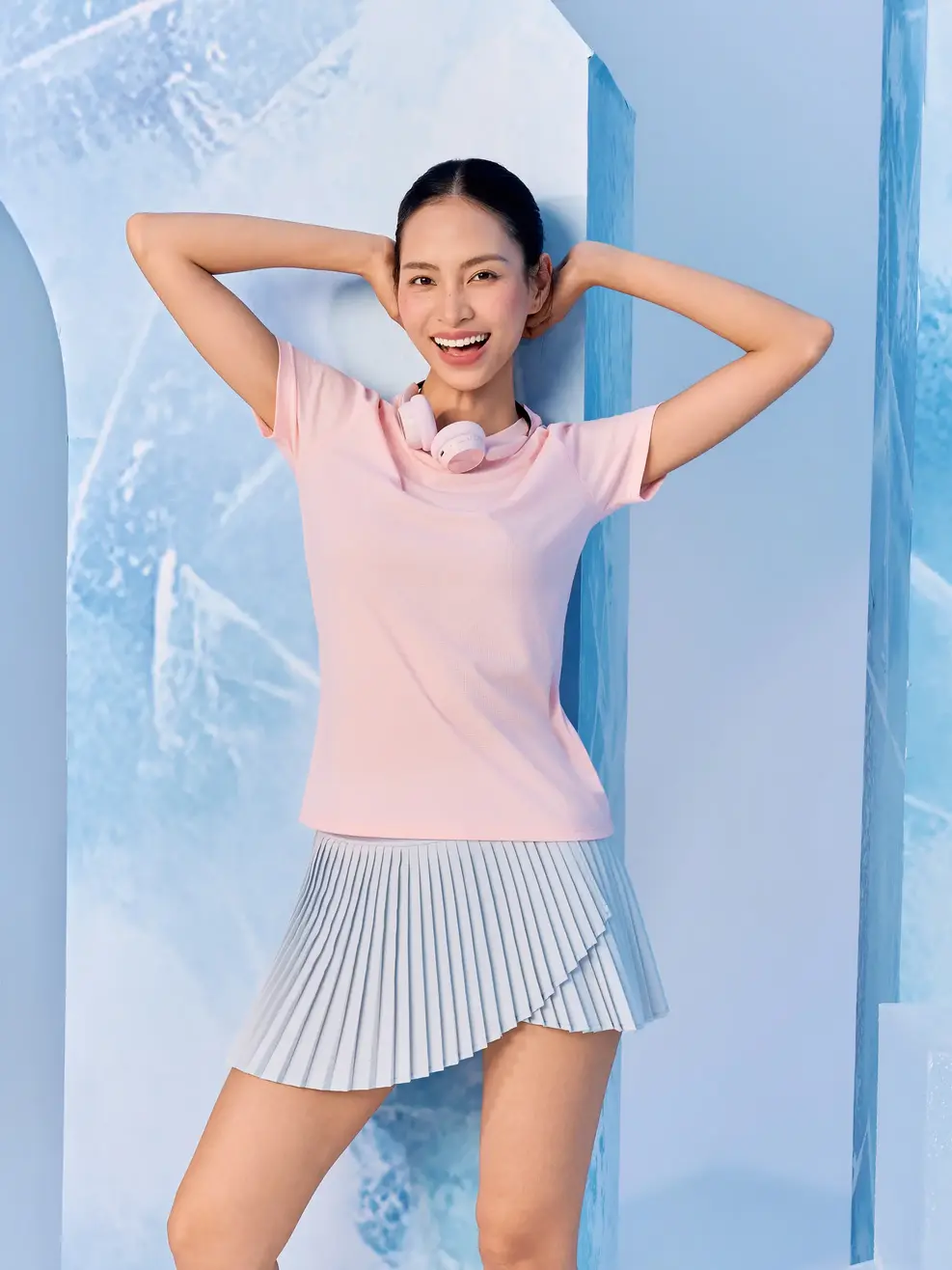 Áo Phông Thể Thao Thông Thoáng, Năng Động - Hồng 049 - S