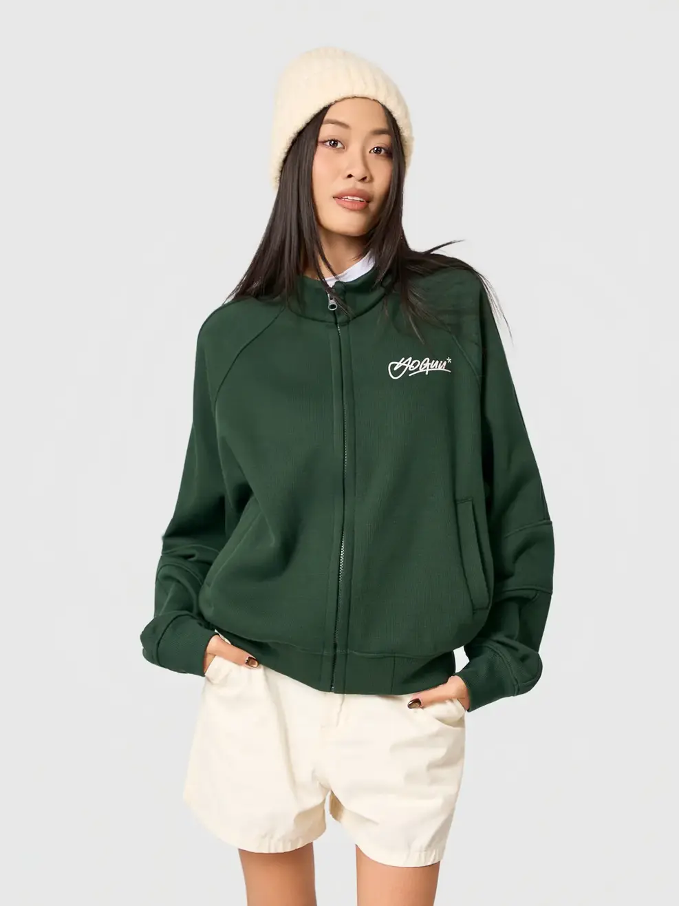 Áo Khoác Nỉ Yoguu - Xanh Lá 127 - 0