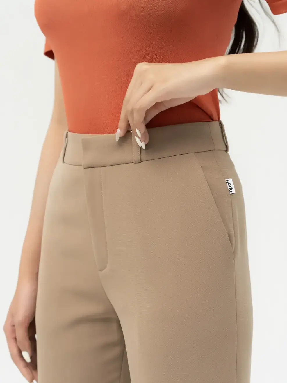Quần Dài Ống Vểnh Cơ Bản (QAN6014) - Nâu 191 - S