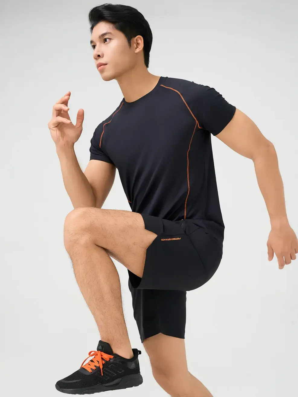 Bộ Đồ Nam Yody Sport Dải Chỉ Nổi Bật - ĐEN 002 - L