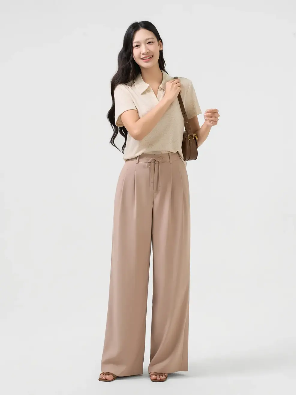 Quần Dài Suông Dây Rút Eo Súp Kép - BEE 004 - M