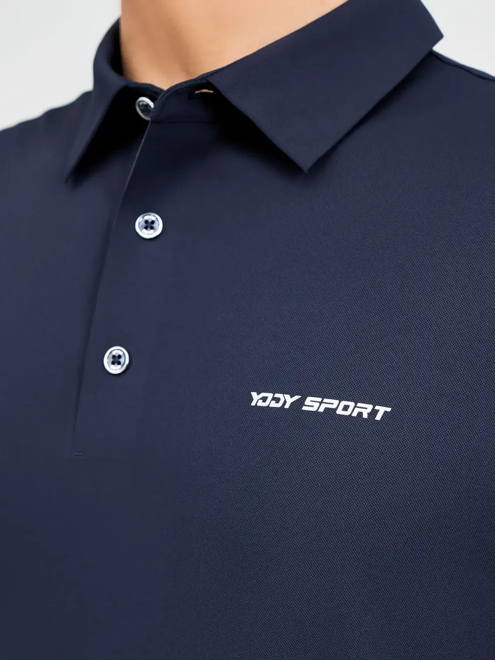 Polo Thể Thao Nam Cổ Ép Seam - Tím than - M