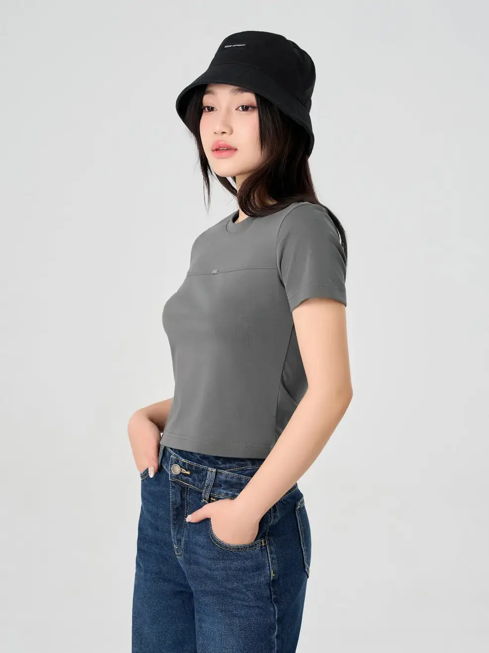 Áo Phông Diễu Chỉ - Than chì 007 - M