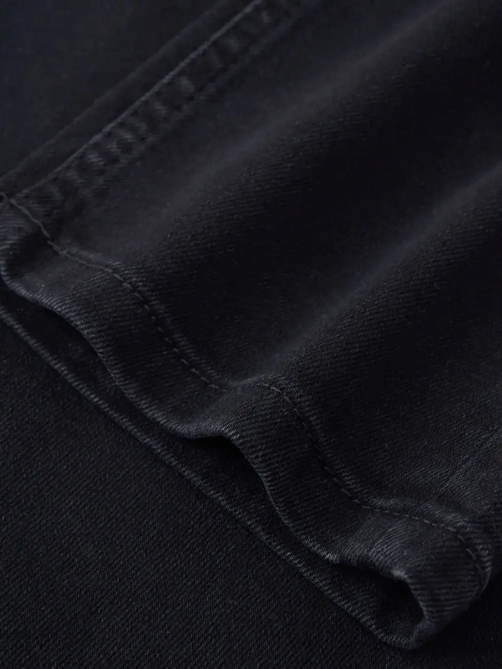 Quần Jeans Nam Baggy Đen Trơn - Đen 011 - 31