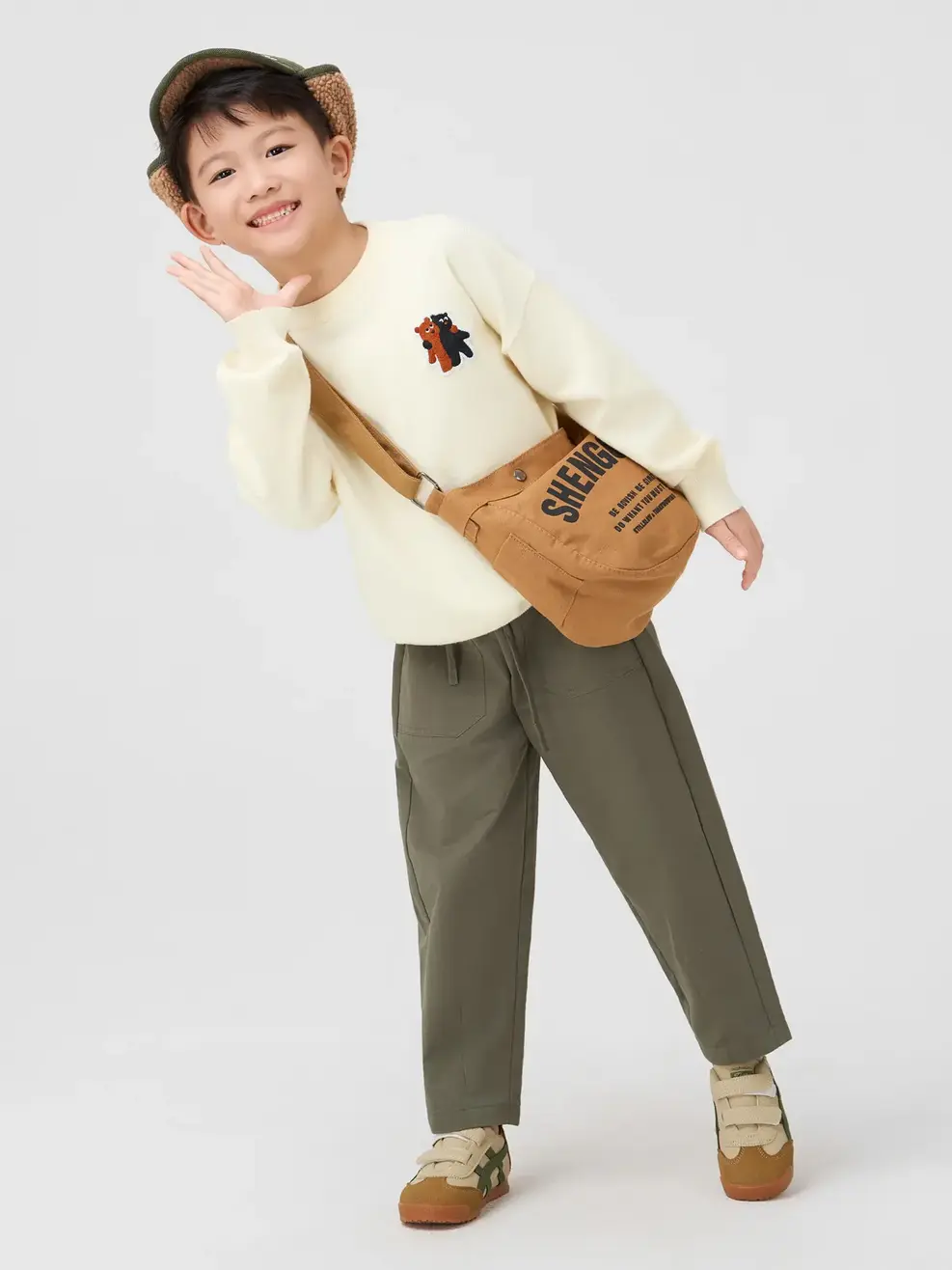 Áo Len Chú Gấu - TRẮNG 048 - 122