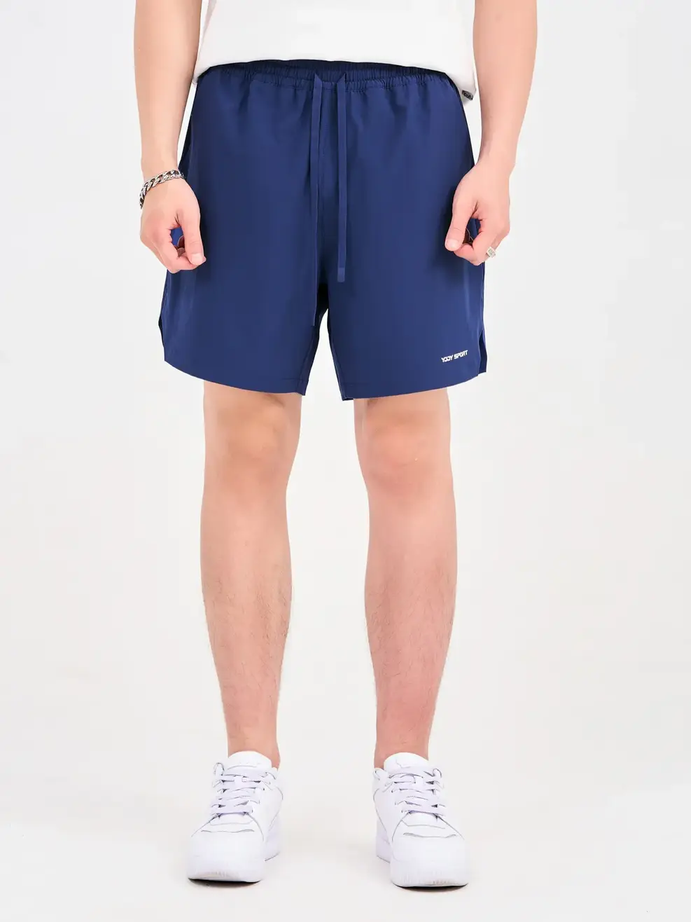 Quần Sooc Thể Thao Nam 2 Lớp - Xanh than - 29