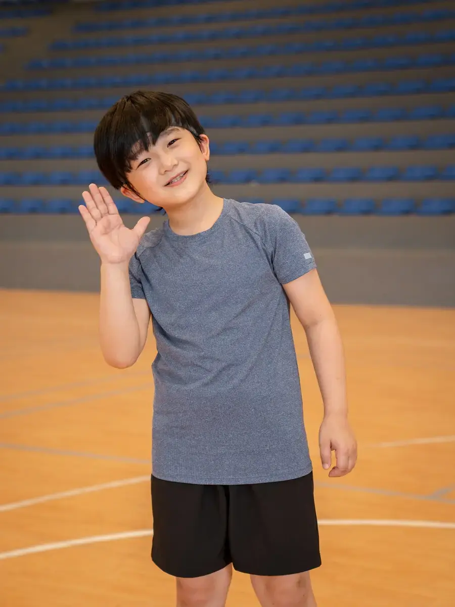 Bộ đồ kid thể thao active - Tím than - 12