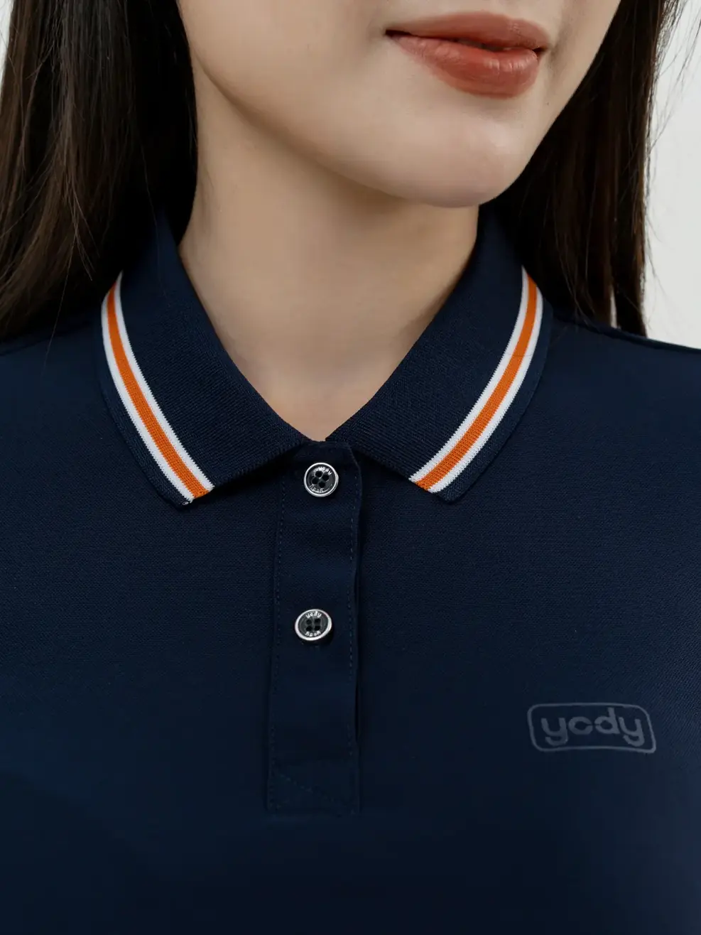 Polo Nữ Airycool Phối Cổ - Navy - S