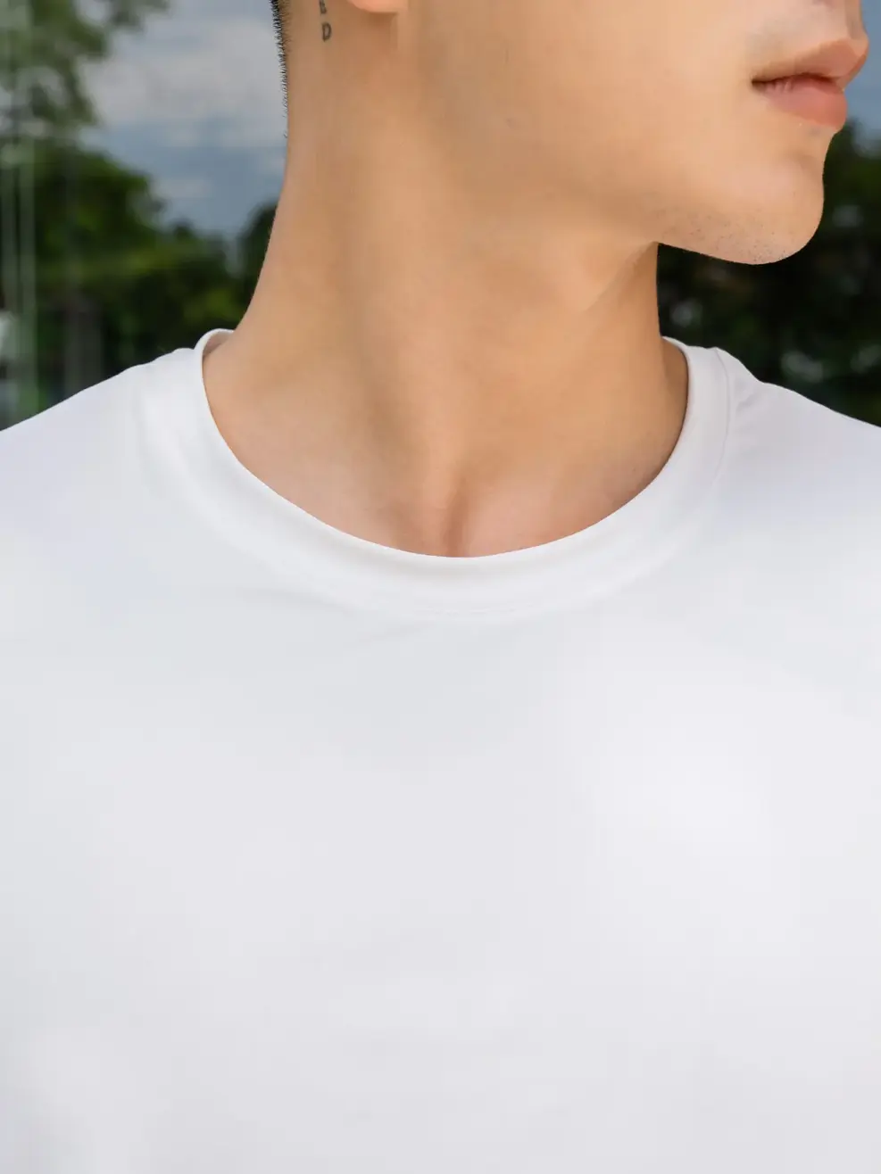 T-shirt thể thao nam Running fast - Trắng - 2XL