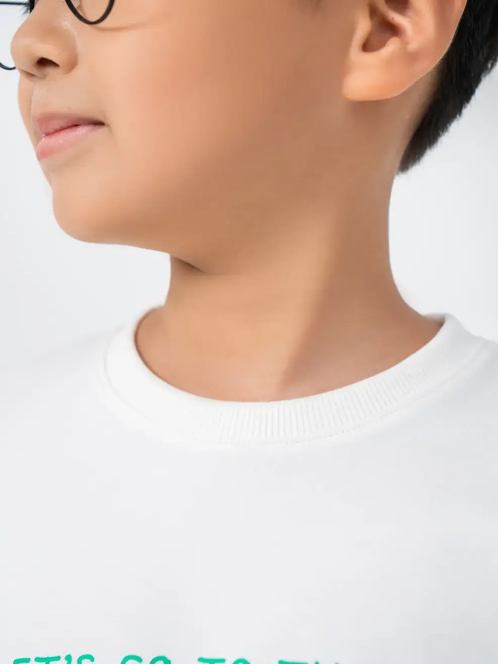 Áo nỉ trẻ em Camping - Trắng - 2