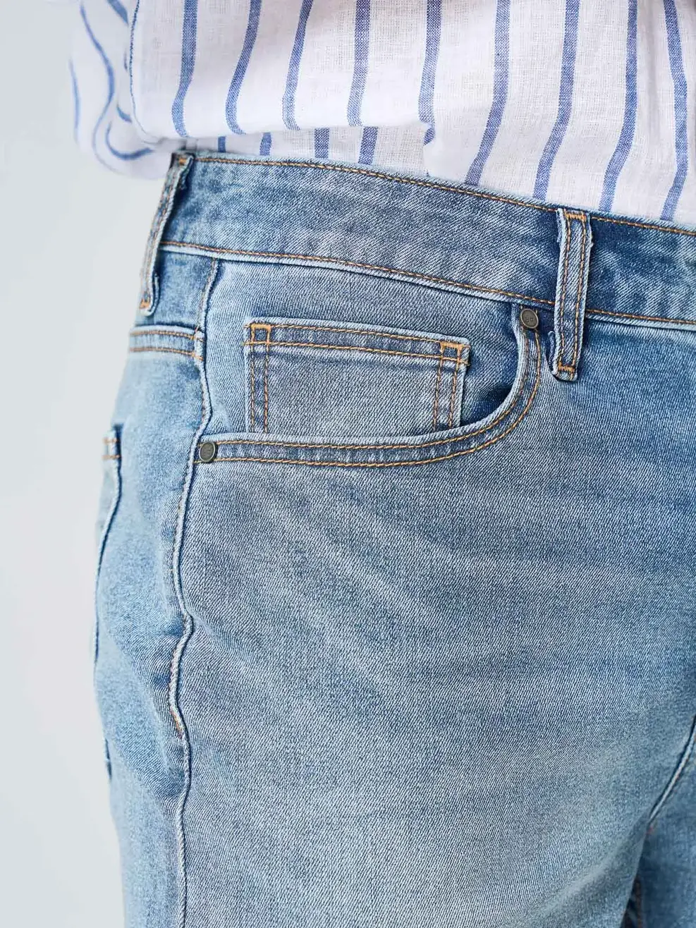 Quần Jeans Nam Siêu Nhẹ Co Dãn - Màu chàm 001 - 29