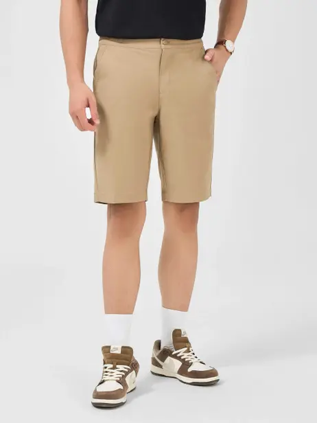 Quần Short Kaki Nam Cạp Chun Cúc