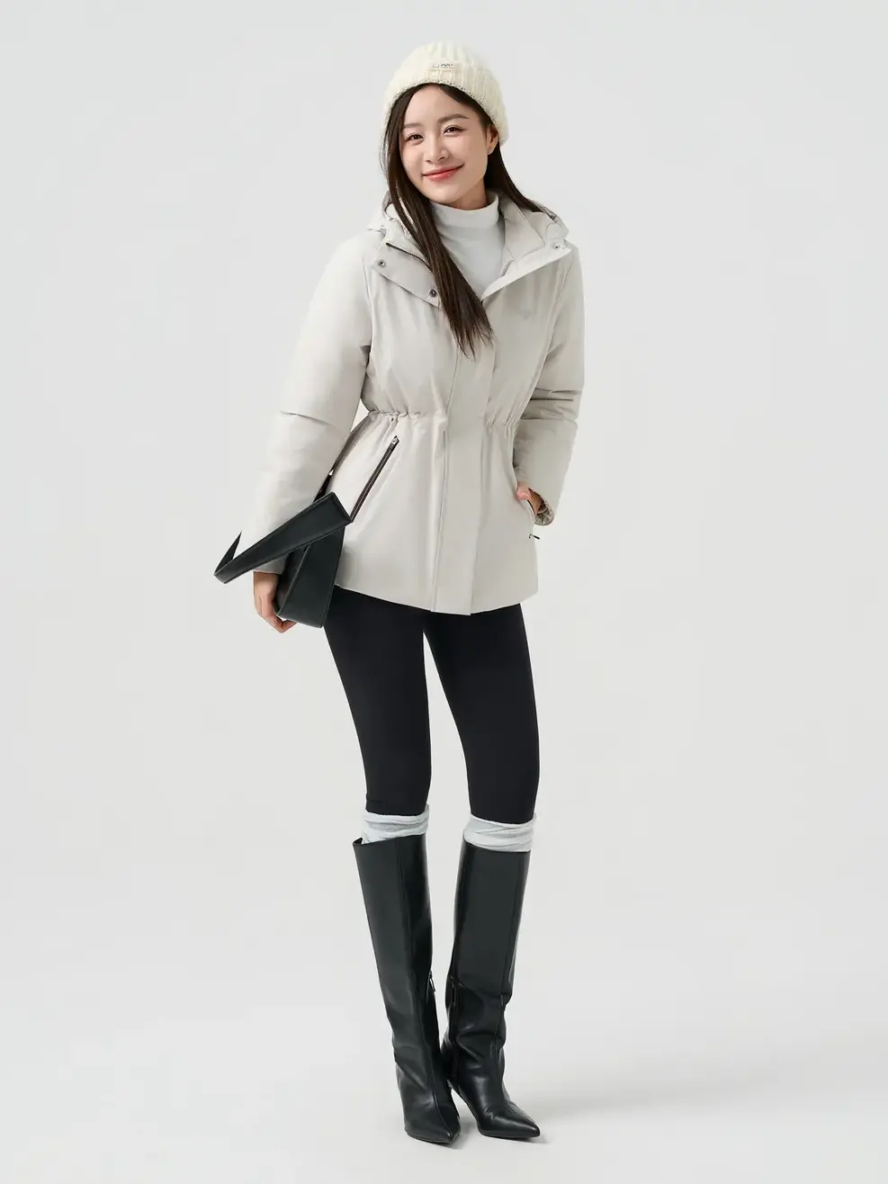 Áo Phao Vip Nữ Chần Ẩn Siêu Ấm -  Be 173 - S