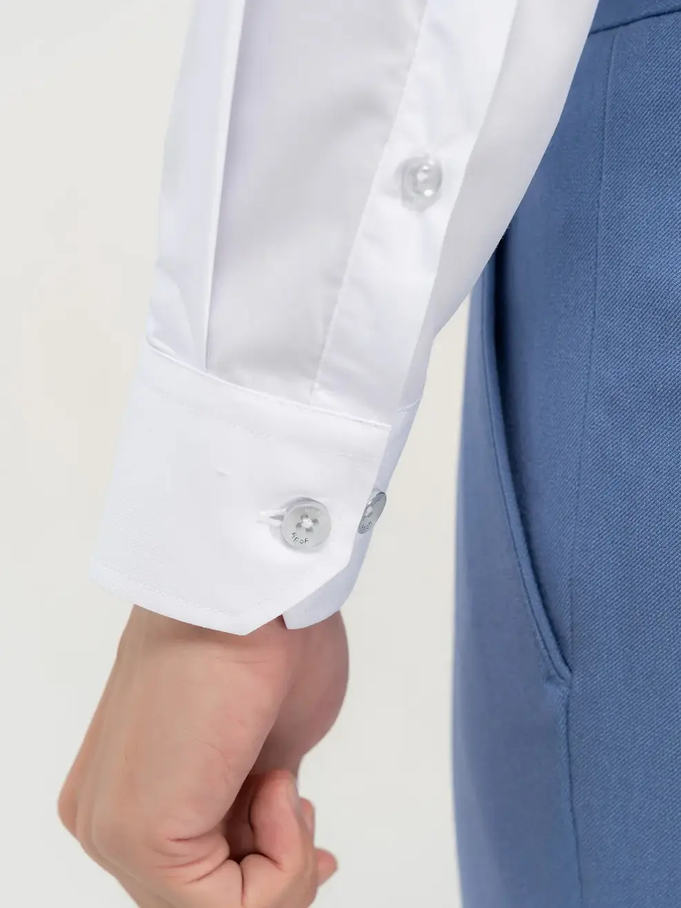 Sơ mi nam YODY(SMM3399)_Trắng - 2XL