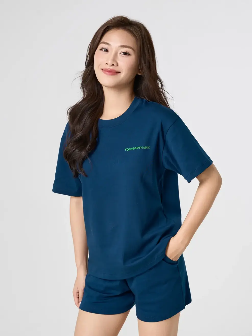 Bộ Đồ Bộ Đồ Nữ In Chữ - Tím Than 006 - L