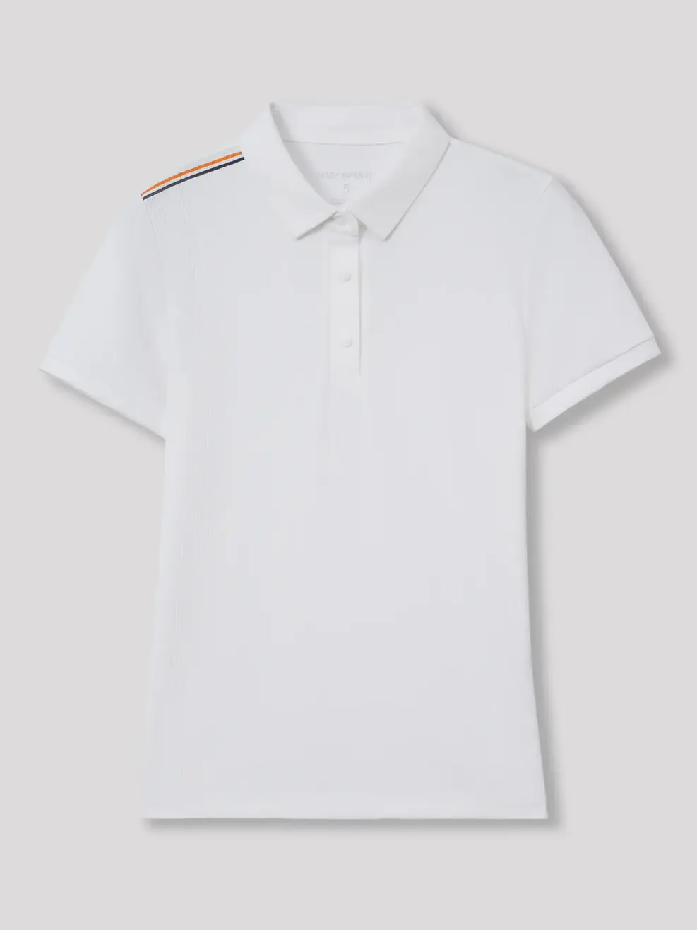 Áo Polo Thể Thao Waffle In Vai - Trắng 013 - S