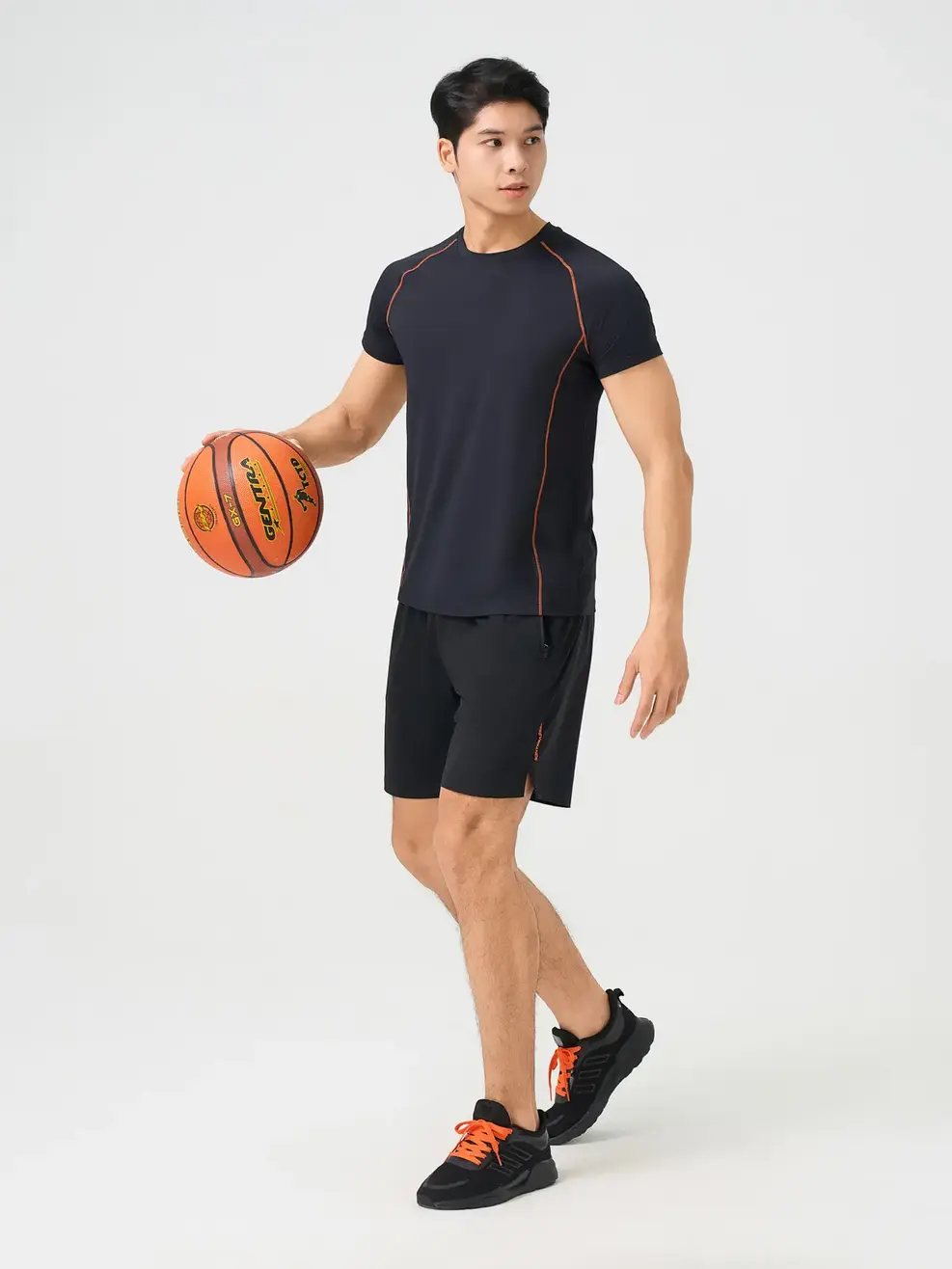 Bộ Đồ Nam Yody Sport Dải Chỉ Nổi Bật - ĐEN 002 - L