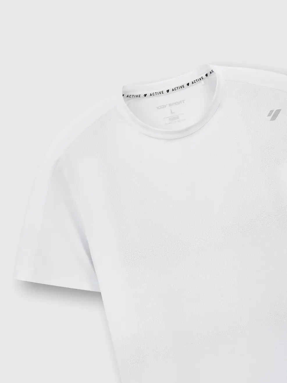 Áo Phông Thể Thao Melange Thoáng Khí  - Phối Màu Trắng 005 - M