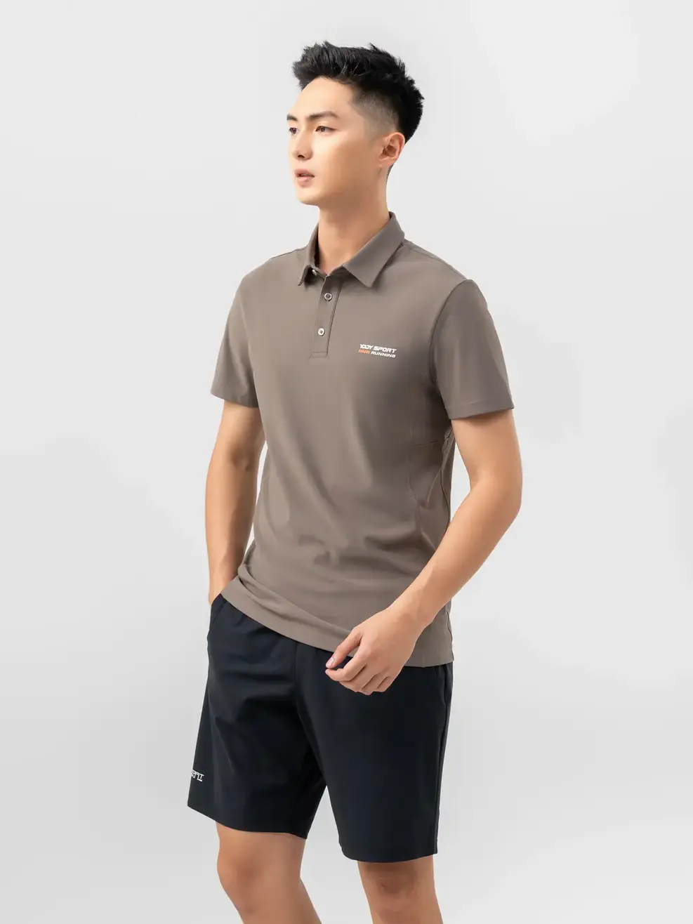 Polo Thể Thao Nam Thông Minh - Nâu - M