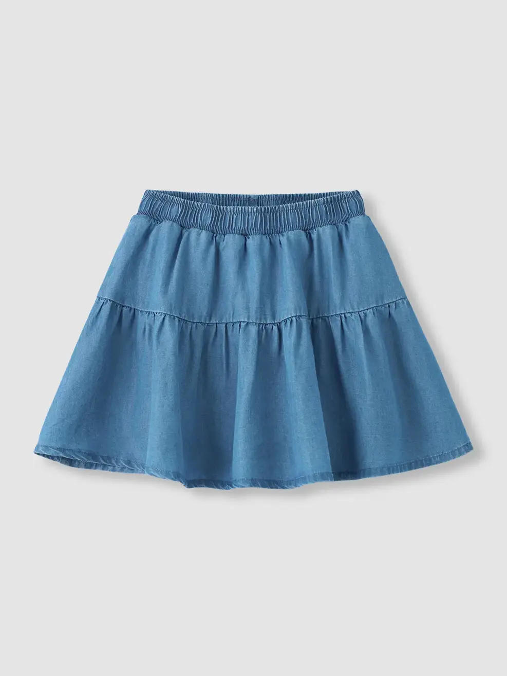 Chân Váy Kid Nữ Denim Ngắn Xoè - Màu chàm 003 - 6-7