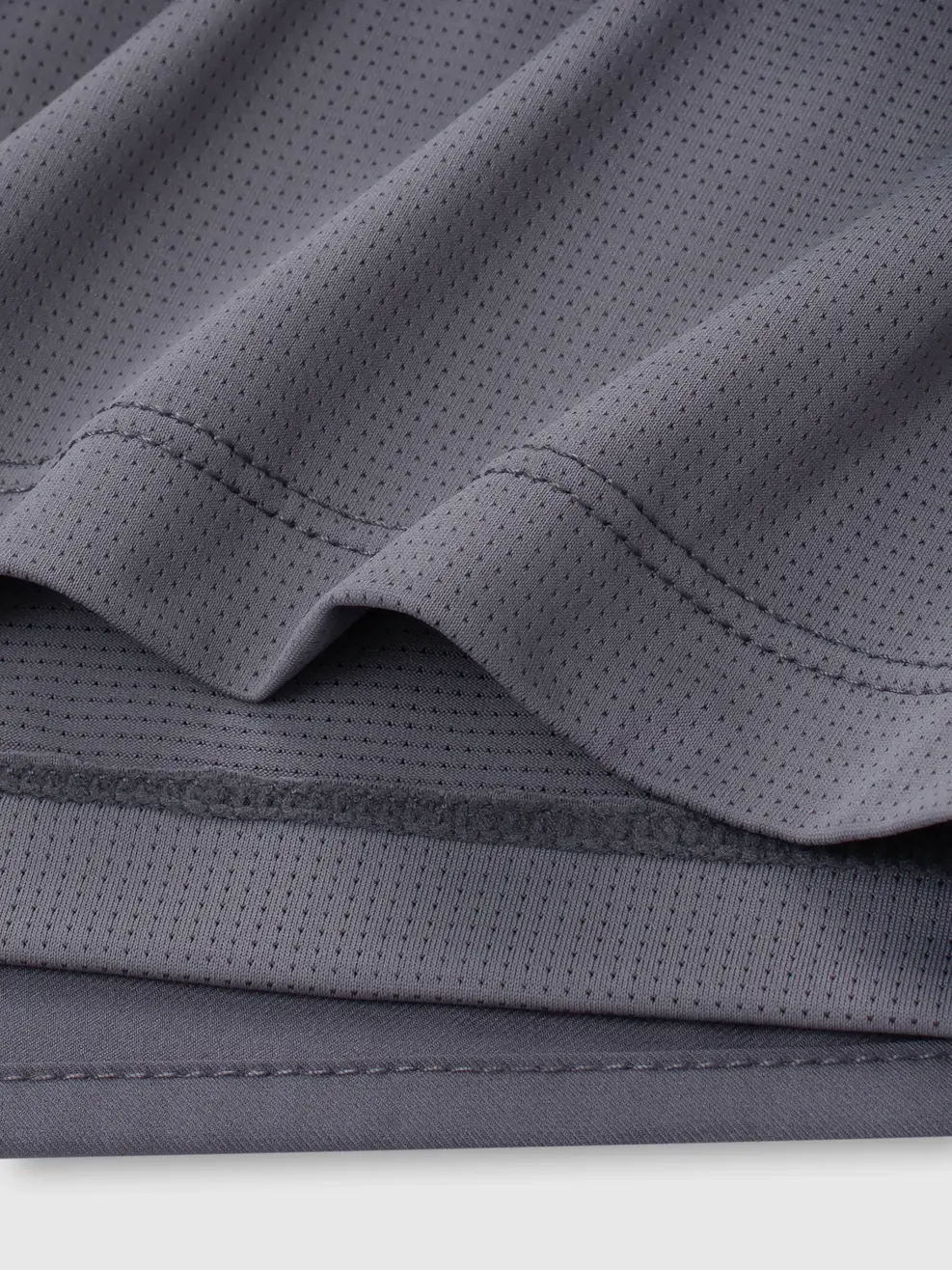 Quần Shorts Thể Thao Siêu Nhẹ 2 Lớp - Than chì 002 - S