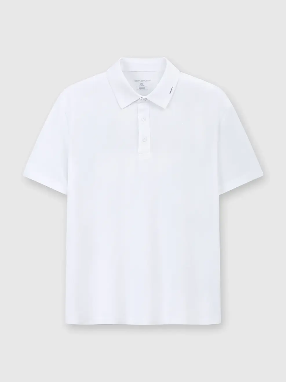 Áo Polo Nam In ATHLETIC - Trắng 001 - M