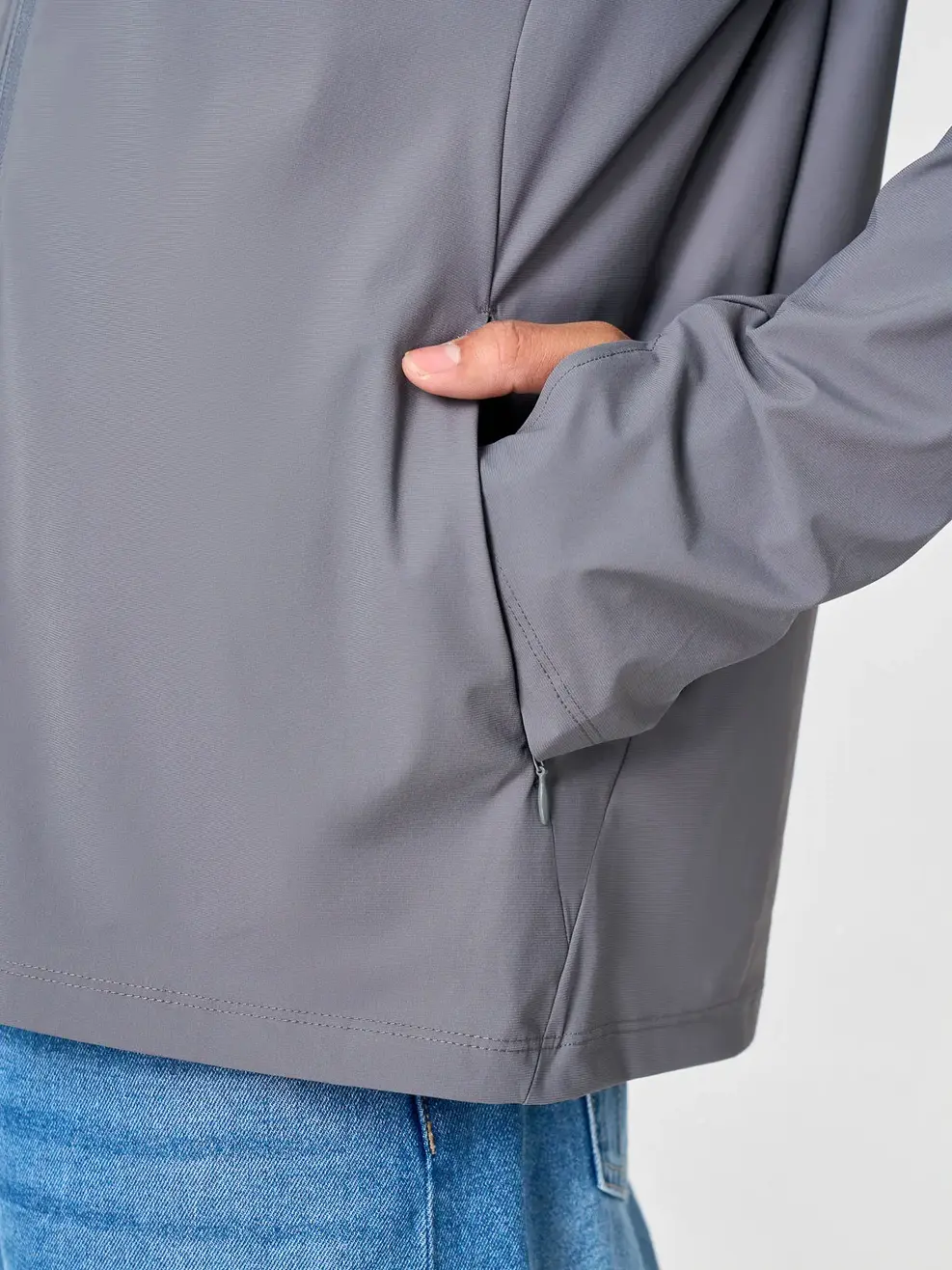 Áo Khoác Chống Nắng thời trang mũ liền - Chì 023 - XL