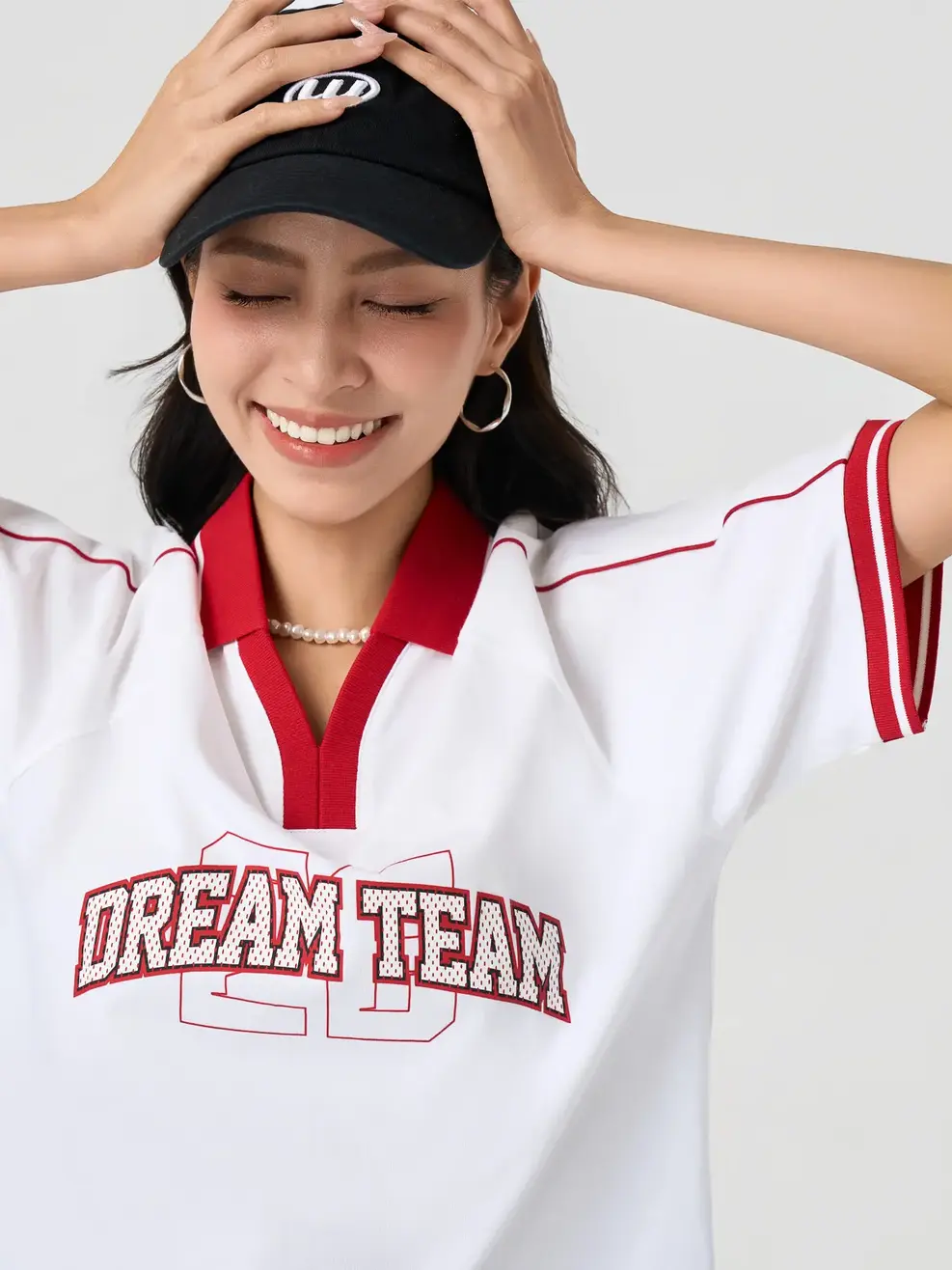 Áo Polo Dream Team - Trắng 001 - S