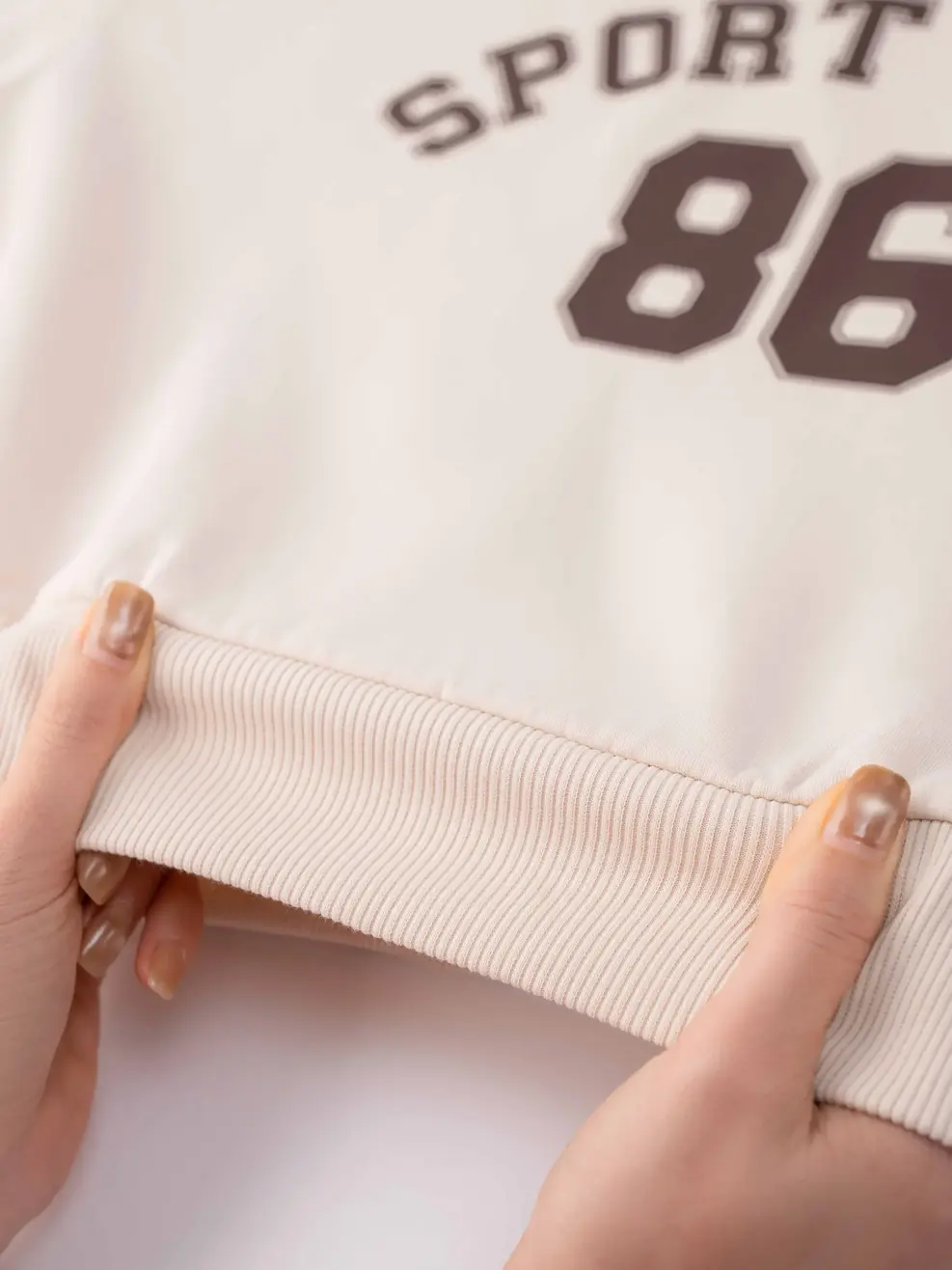 Bộ Đồ Nữ Cổ Tròn In Hình - Be 028 - S