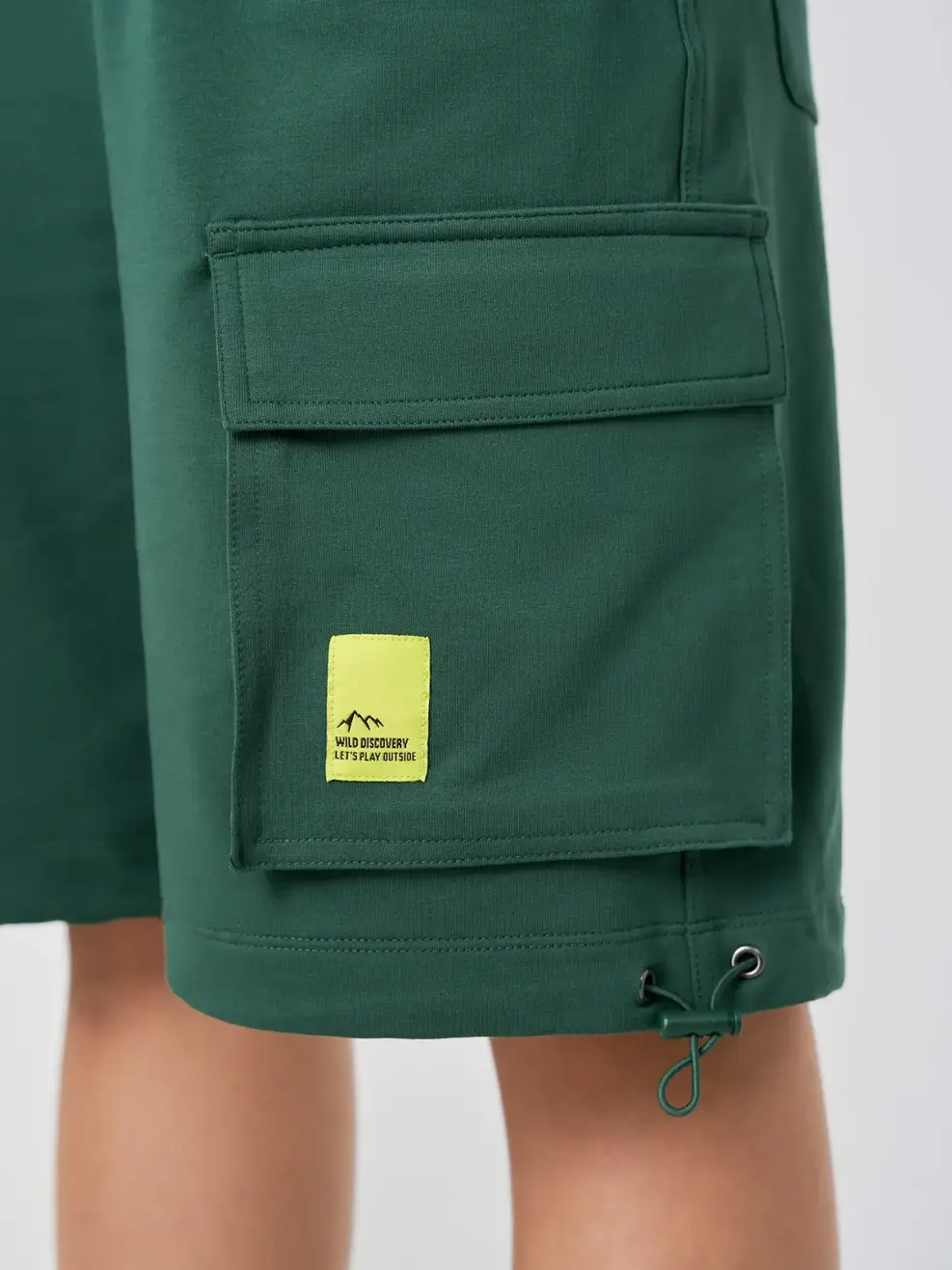 Quần Shorts Bé Trai Rút Dây Gấu - Xanh 057 - 8-9