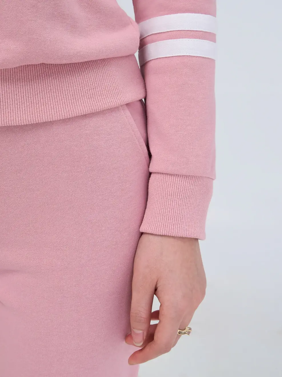 Bộ da cá phối bo - Hồng - L