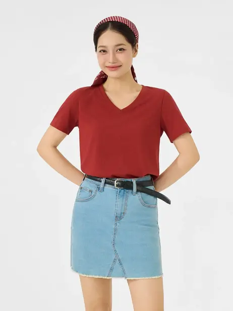 Áo Phông Nữ Regular Cổ Tim