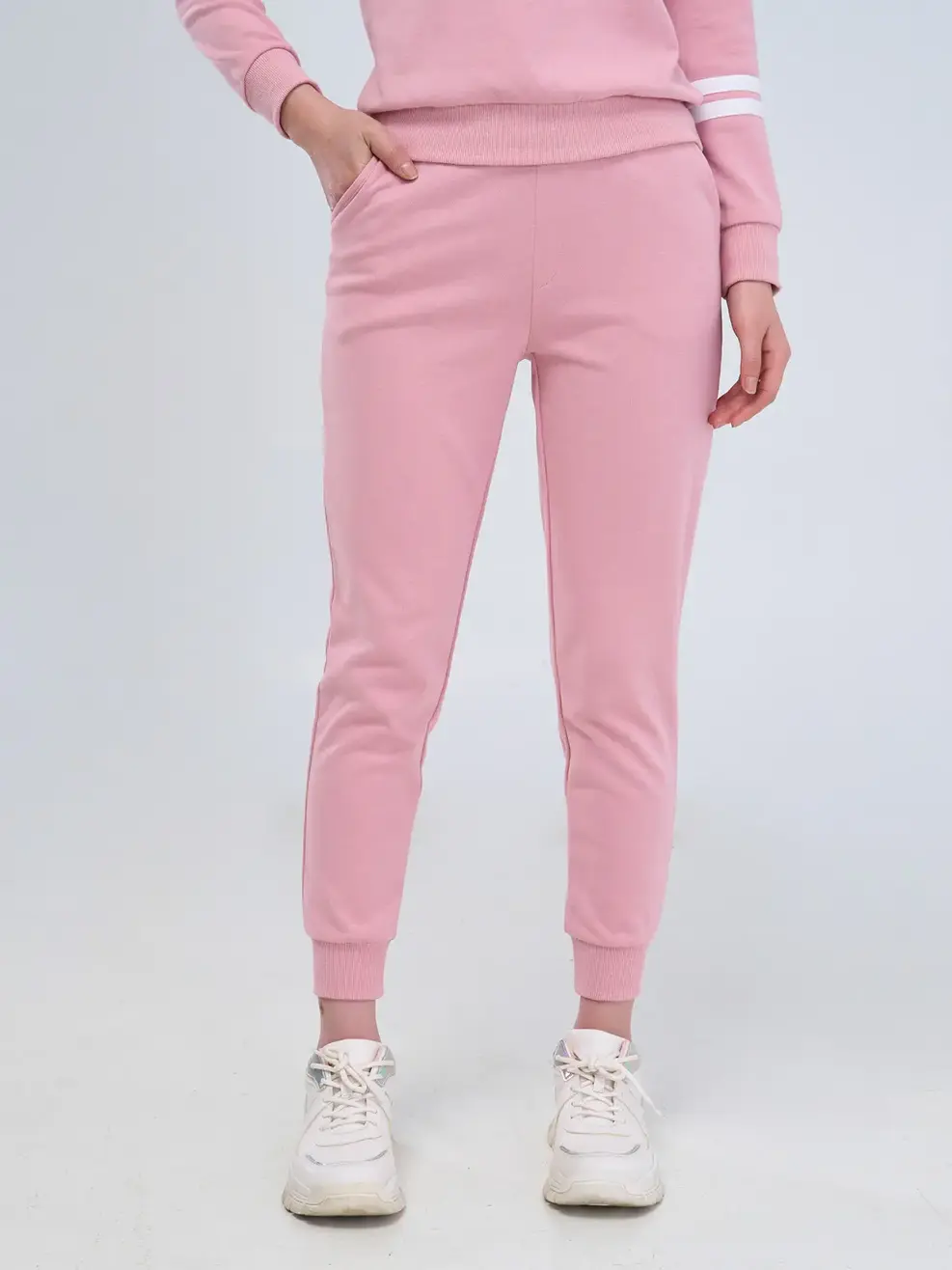 Bộ da cá phối bo - Hồng - L