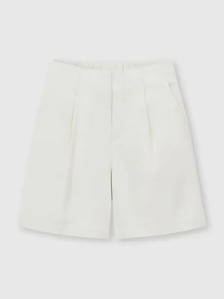 Quần Shorts Nữ Bermuda Soft Cạp Phối Chun