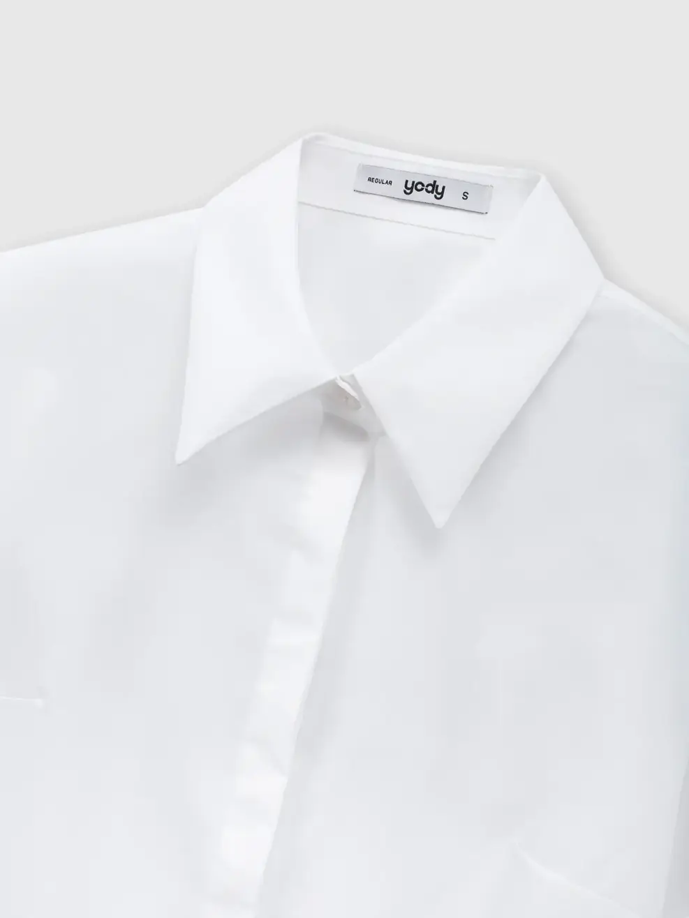 Áo Sơ-mi Ngắn Tay regular fit essential - Trắng 070 - S