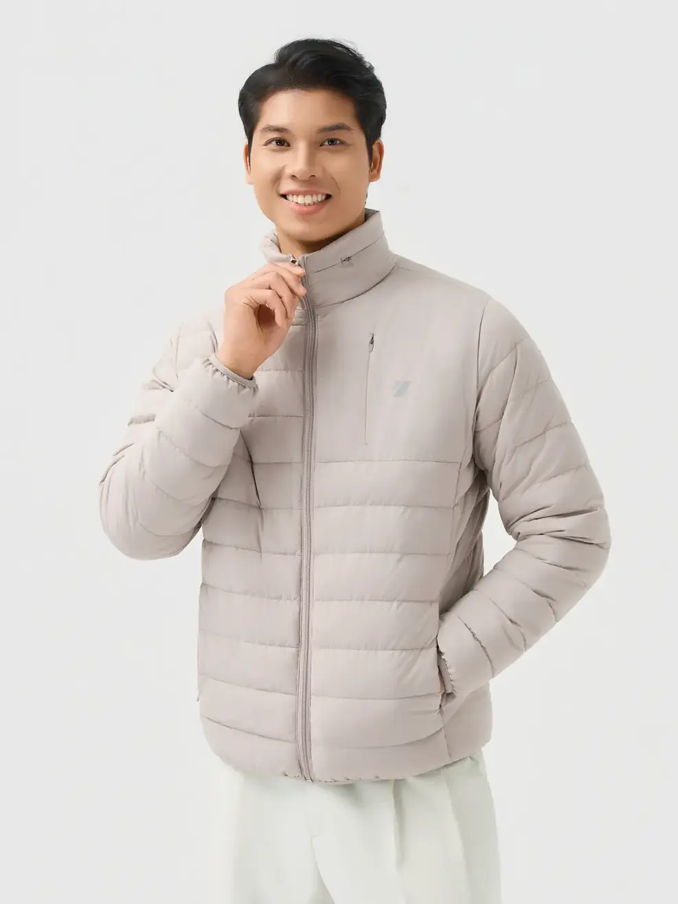 Áo Phao Nam Mũ Ẩn 4S.Plus - Nâu 137 - M