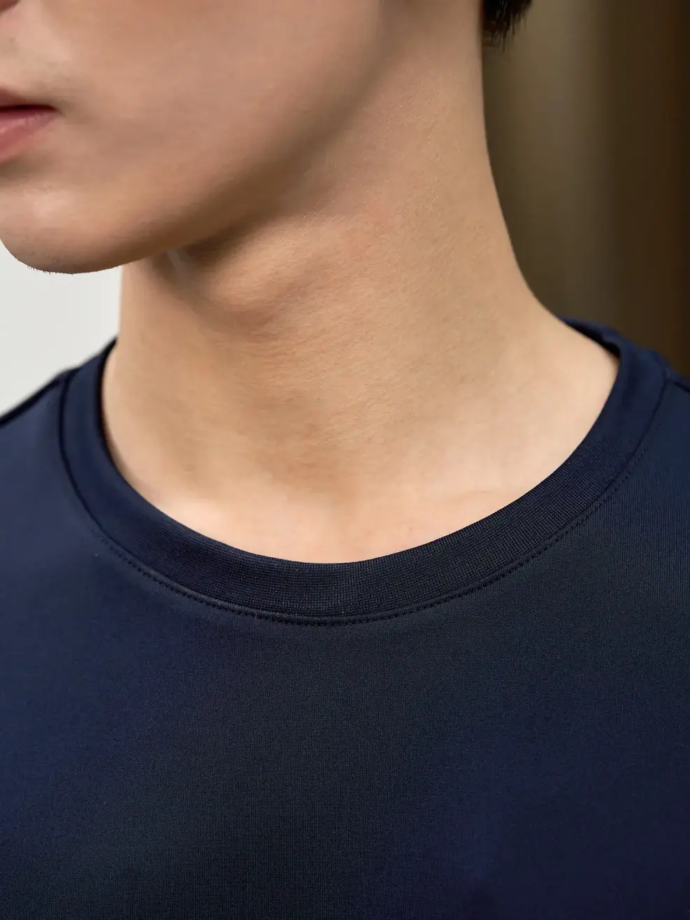 Bộ đông nam in vạch kẻ - Xanh navy - XL