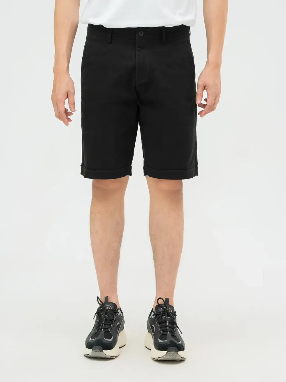 Quần Sooc Nam Gấu Lơ Vê - Đen - 29