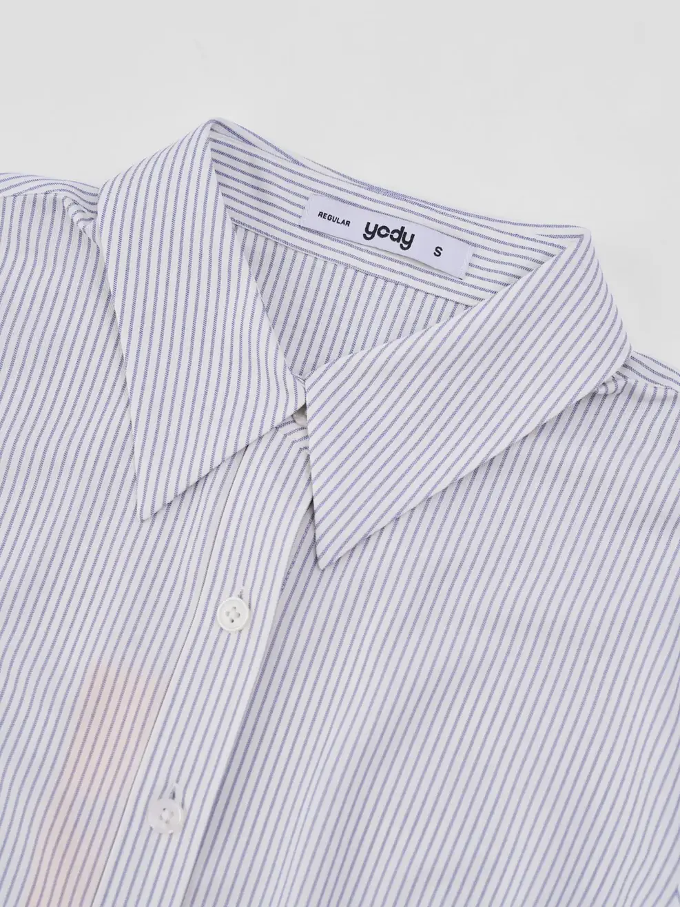 Áo Sơ-mi Knit Long Sleeve Essential - Kẻ Tím Than 136 - S